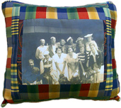 Quilted Pillow - California 1940
